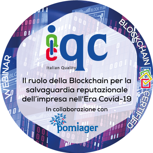 Webinar gratuito "Il ruolo della Blockchain per la salvaguardia reputazionale dell’Impresa nell'Era Covid-19"